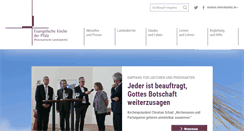 Desktop Screenshot of evkirchepfalz.de