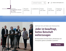 Tablet Screenshot of evkirchepfalz.de